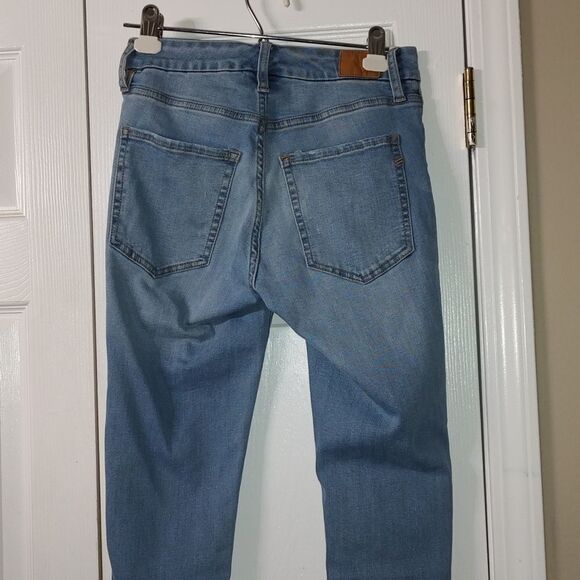 Aeropostale Seriously Stretchy High Rise Curvy Distressed Jeggings Sz 6 - Picture 7 of 13